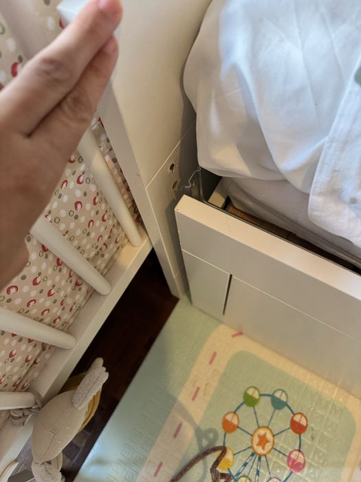Cama brimnes ikea c/colchoes