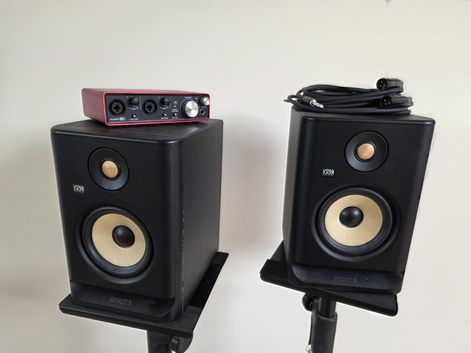 Monitores de estudio mais interface