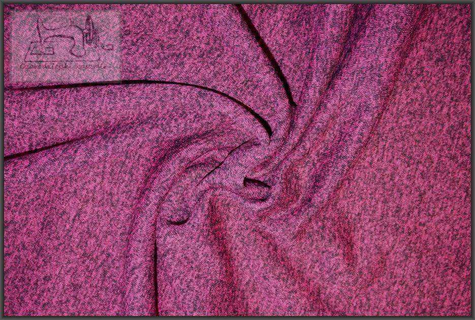 Polar melanż róż, różowy-kupon 2m