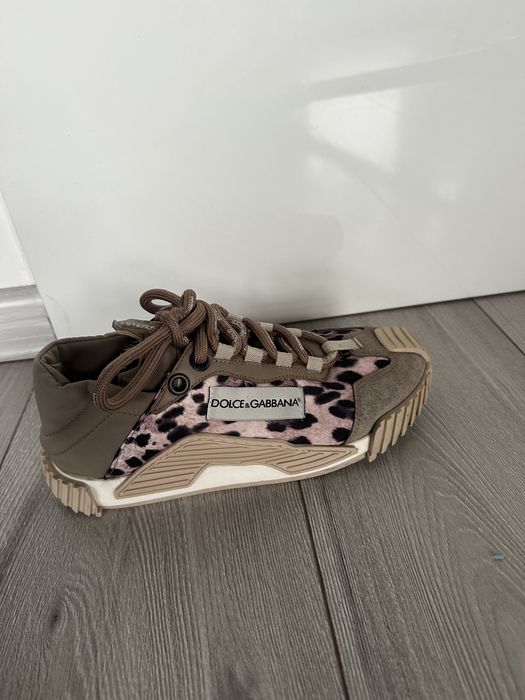 Dolce & Gabbana adidasy wiazane panterka 37 sneakersy