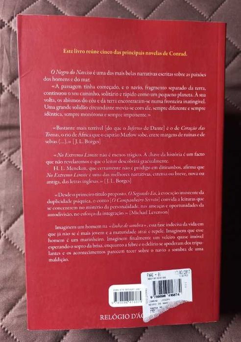O Negro do Narciso, Coração das Trevas, Linha de Sombra -Joseph Conrad