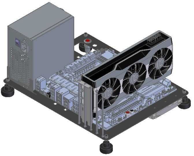 Obudowa RAWhardware F-CASE 1 mATX v2 RAW