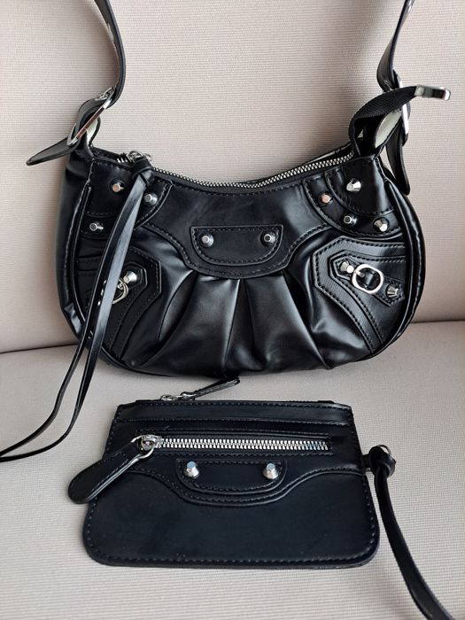 Torebka ćwiekowana gotycka listonoszka Crossbody K2