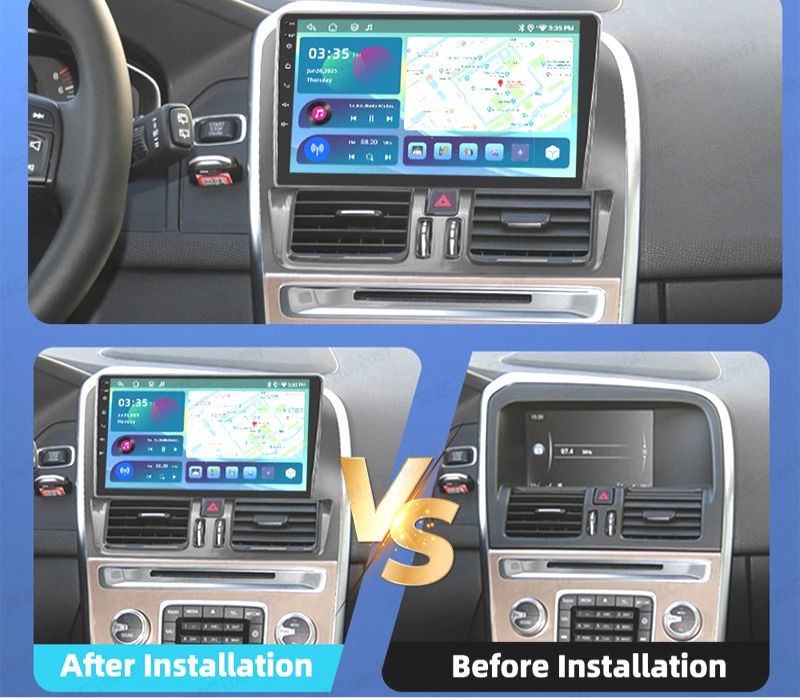 RÁDIO GPS ANDROID 13 VOLVO XC60 09-17