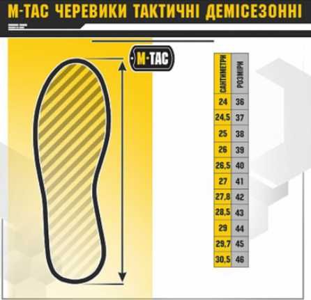 M-TAC черевики тактичні демісезонні Olive, Coyote, Black. MADE In EU!