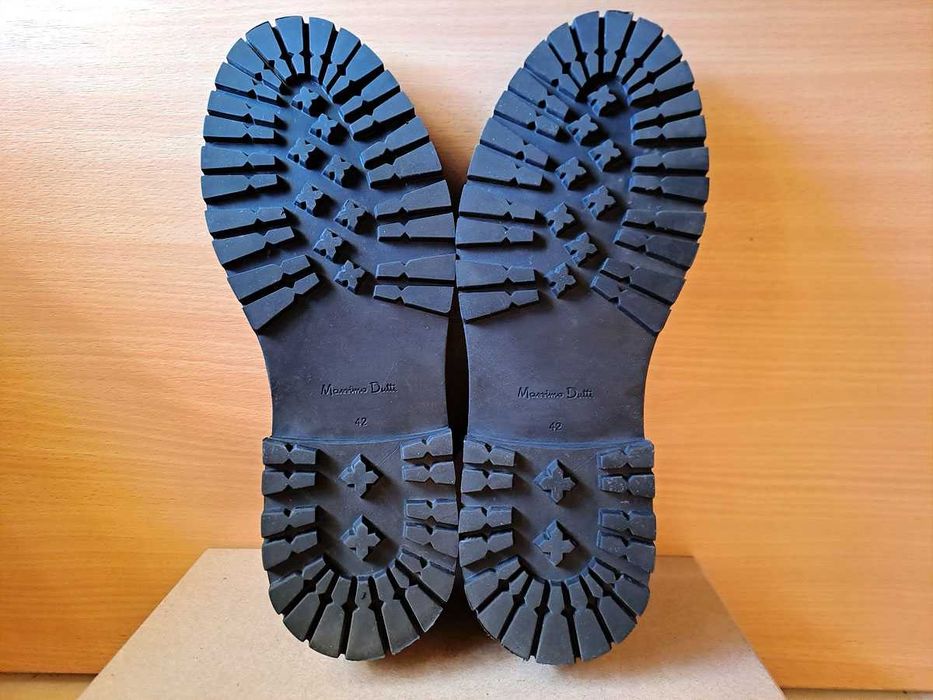 Мужские туфли, броги - Massimo Dutti, оригинал