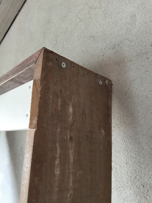 Aro de porta em mogno usado.