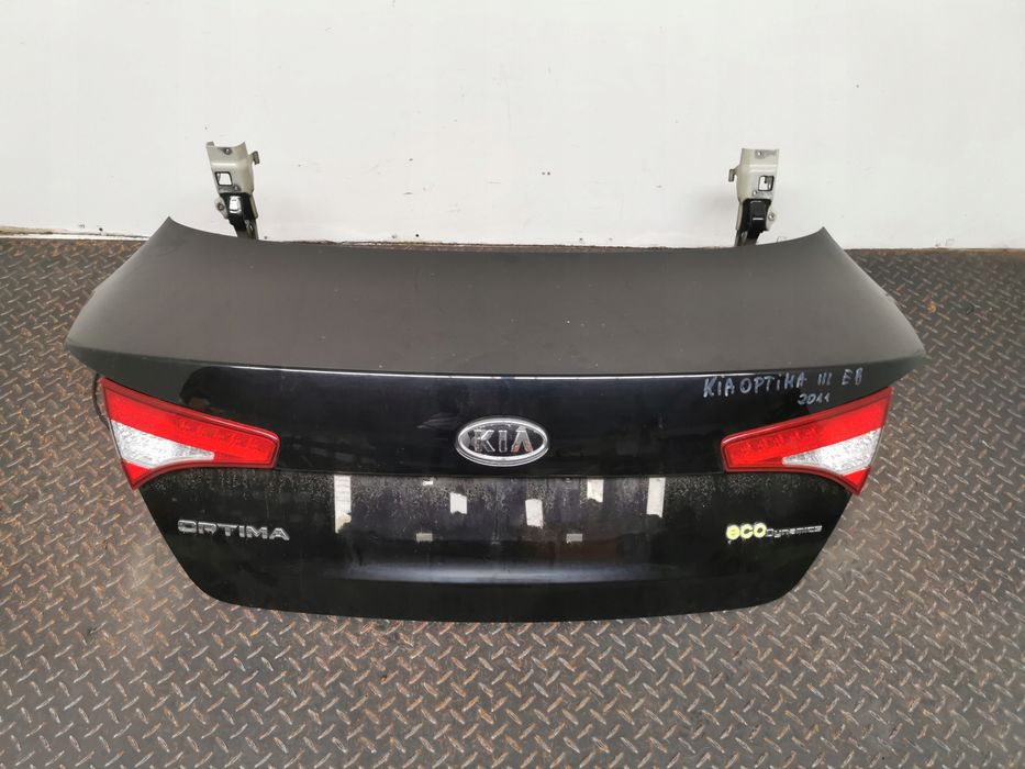klapa bagażnika tył kia optima iii eb sedan kamera