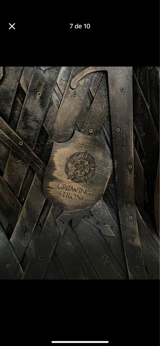 Cadeira de Trono igual á GAME OF THRONES