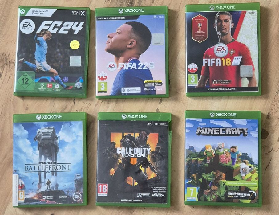 Gry na xbox one ( bardz dobry stan)