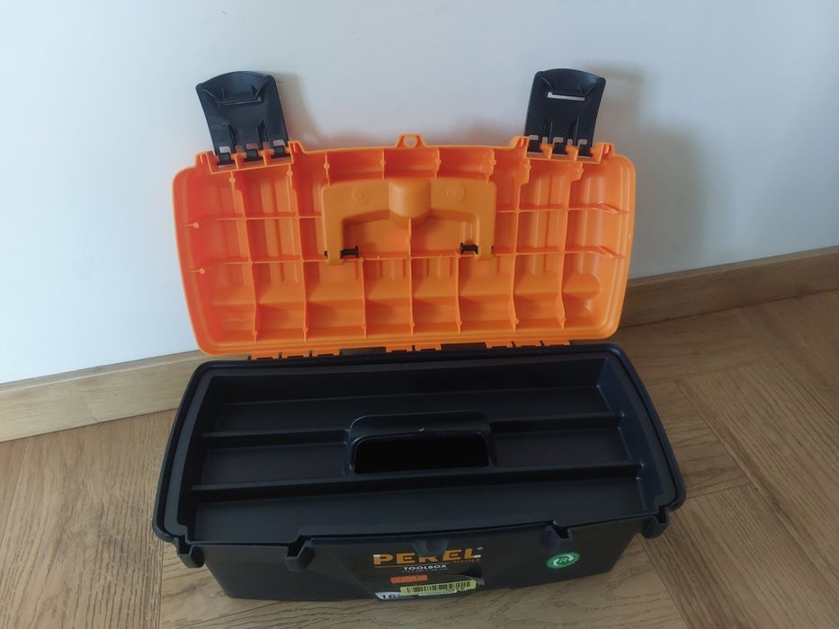 Perel Skrzynka Narzędziowa 40×20 cm z Wyjmowaną Tacką