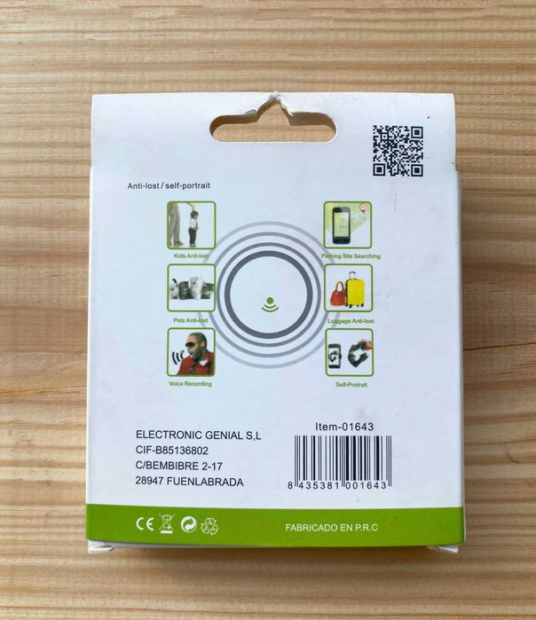 Tracker/Localizador Bluetooth anti-perda para Crianças, animais,carros