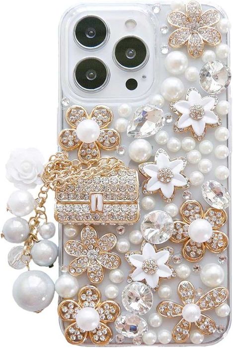 DMaos  Etui Torebka dla Kobiet  iPhone 13 Mini 5.4" (2021)  Cyrkonie