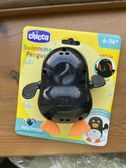 Chicco пінгвін плавець іграшка для ванної