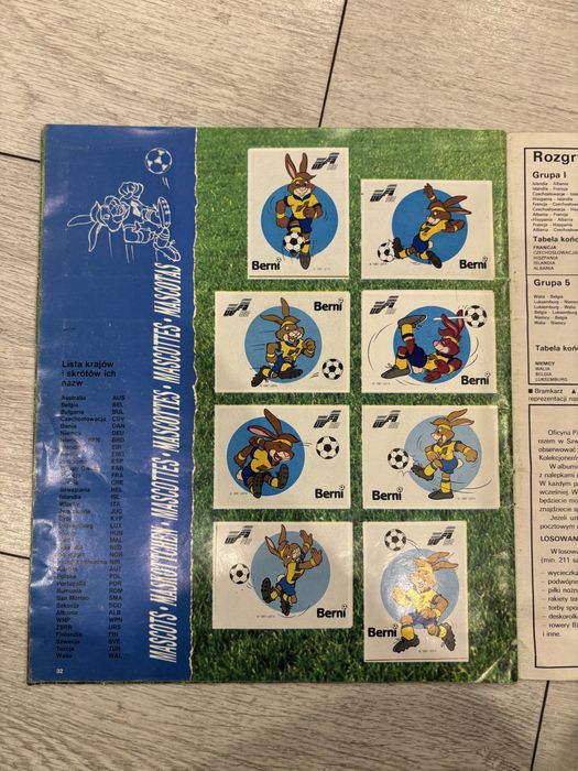 Album Euro 92 Panini. Kompletny! UNIKAT