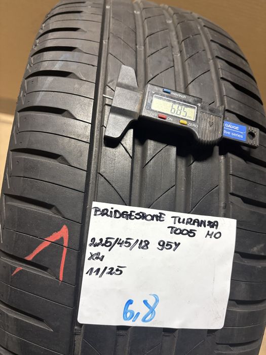 1x 225/45R18 95Y BRIDGESTONE TURANZA T005 opona letnia XL 2025r