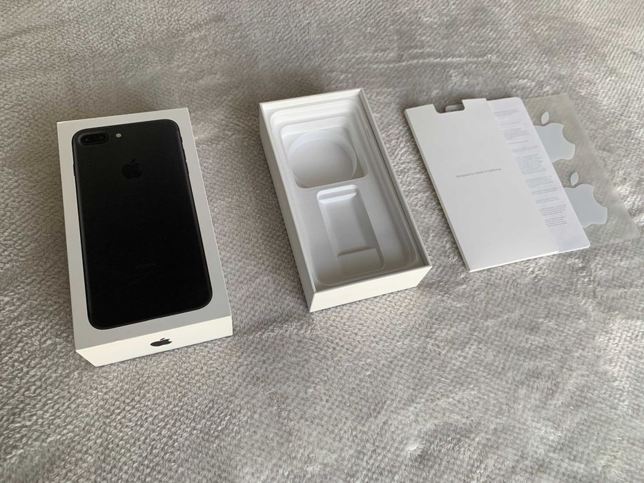 Pudełko iPhone 7 Plus, 128 GB, Czarny z instrukcjami i naklejkami