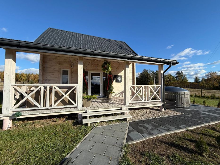 Fuleda Domek całoroczny Fuledzianka MAZURY jacuzzi bania sauna