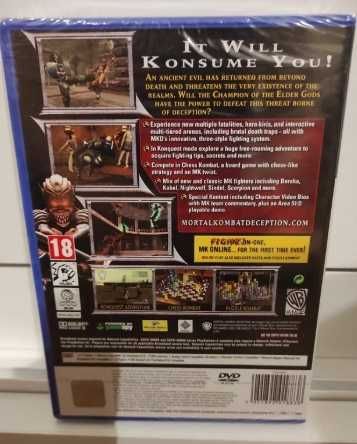 Mortal Kombat Deception PAL PS2 (Novo selado)