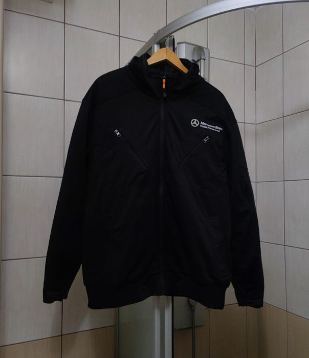 Męska XL Merccedes  kurtka techniczna typu softshell w kolorze głęboki