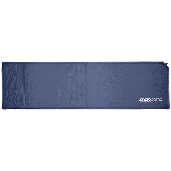 Mata samopompująca turystyczna materac 180x50x3cm granatowa