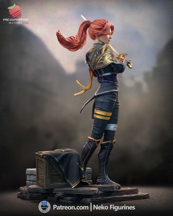Figurka Maelle Clair Obscur Expedition 33 Nekofigurines Garage kit 14K