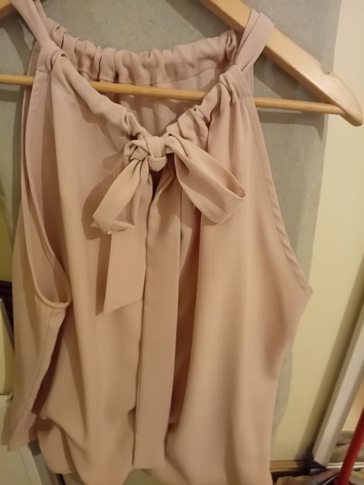 Blusa rosa chiffon