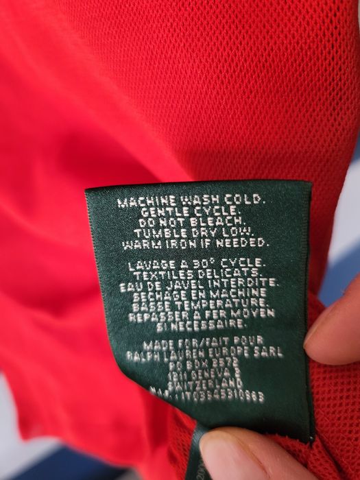 Bluzka damska czerwona Ralph Lauren S