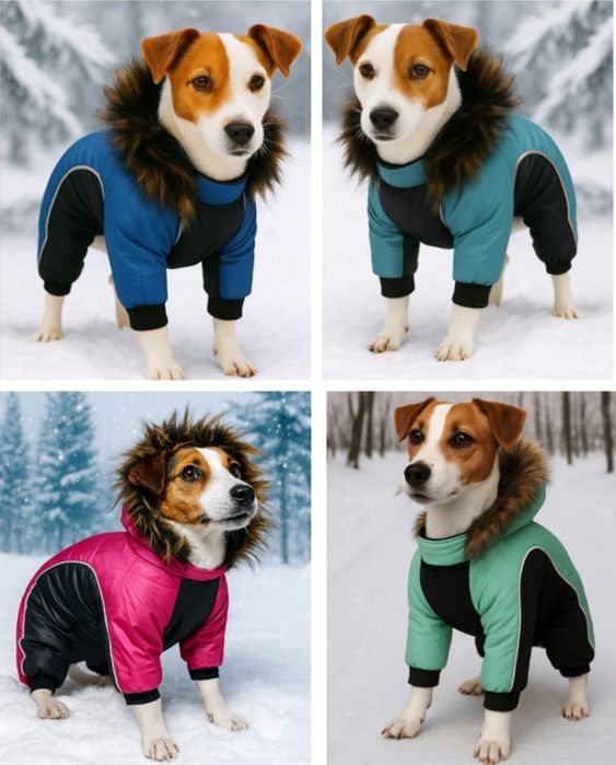 Продам комбинезоны для собак  и шапки