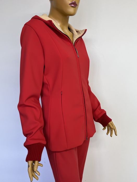 Post Card лижний костюм куртка штани червоний жіночий гірськолижний