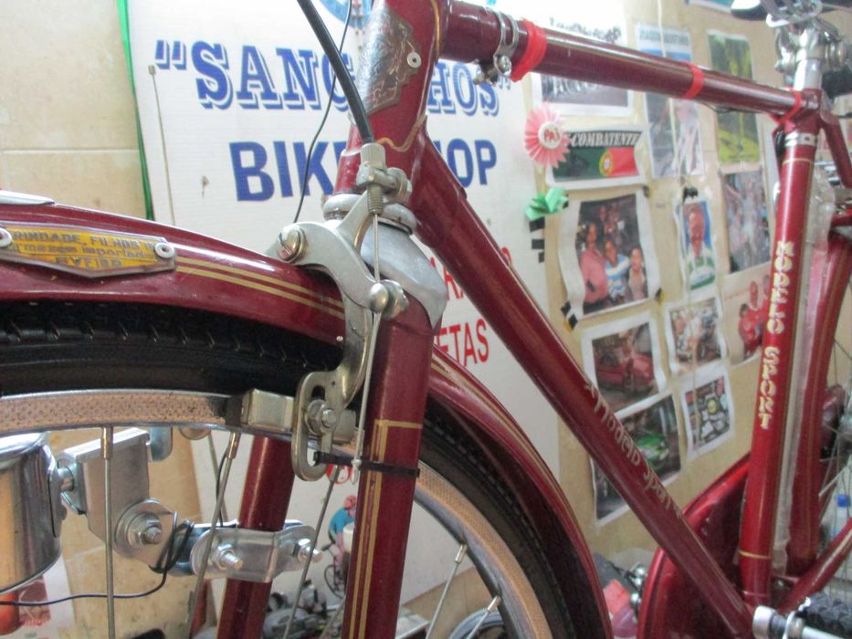 Bicicleta Pasteleira Sport Vermelha