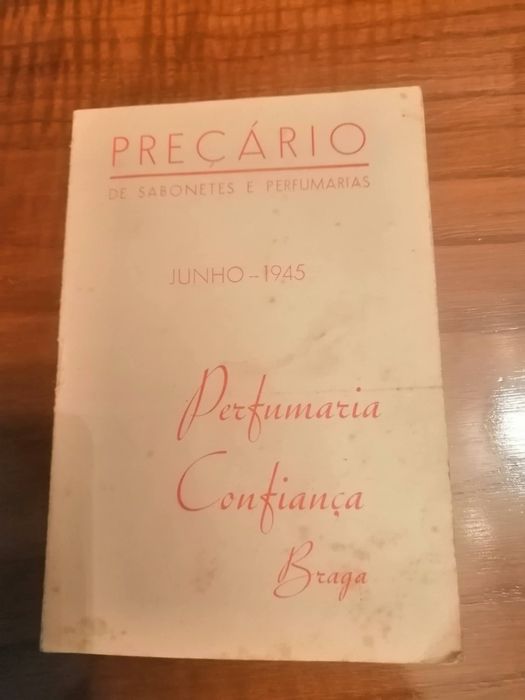 Catálogo fabrica Confiança Braga 1945