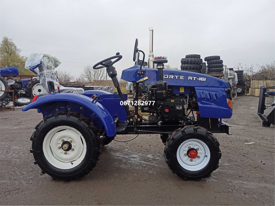 Мототрактор Forte RT 161 ФОРТЕ + Фреза і Плуг доставка безкоштовна
