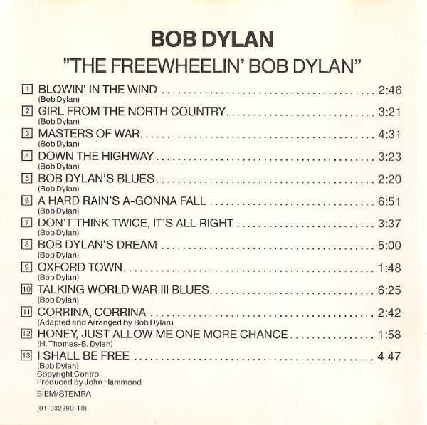 Bob Dylan - The Freewheelin'- CD original