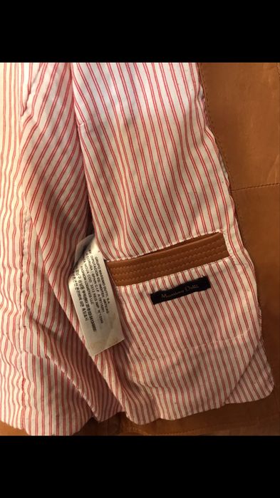 Женская кожанная куртка Massimo Dutti, радмер S