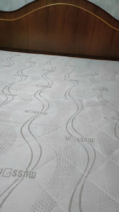 Ліжко двухспальне з ортопедичним матрасом, кровать, матрас