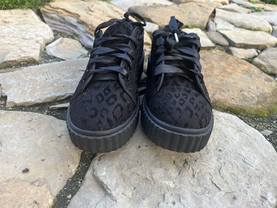 Жіночі Кеди леопардові на платформі