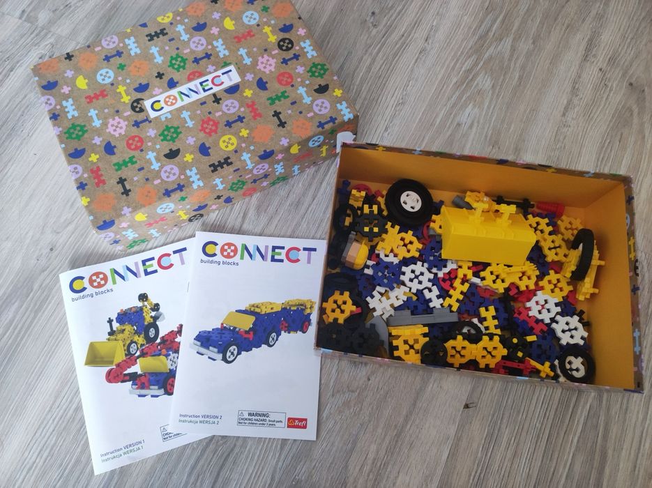 Connect klocki pojazdy budowlane, spychacz 236el TREFL