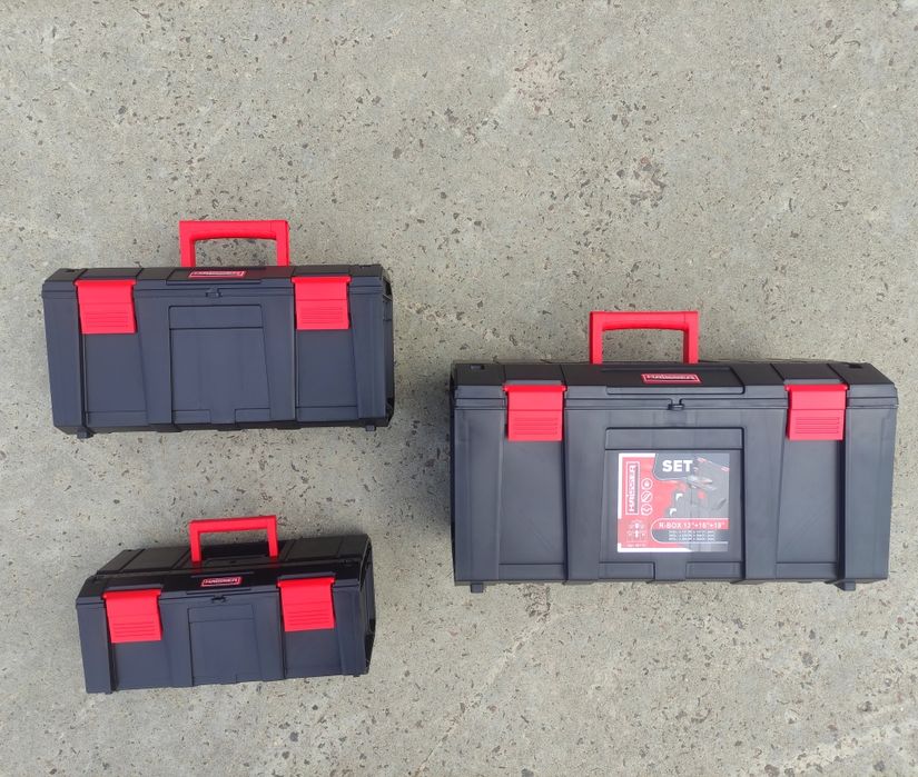 Набір ящиків для інструментів 3 шт ящик кейс бокс органайзер r-box set