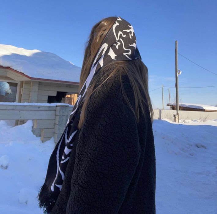 ДИЗАЙНЕРСЬКИЙ ШАРФ \\\y2k x anime\\\ 850 грн /// (ddrip.storeee)