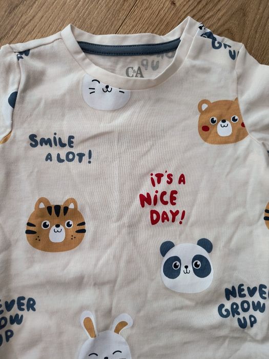 Niemowlęcy nowy t-shirt marki C&A rozmiar 68 cm