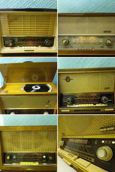 Rádios vintage Saba/Grundig/Siemens