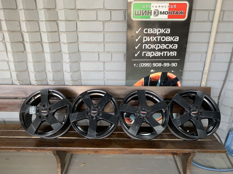 99 Немецкие литые диски Dezent 5/108 R16 Ford Citroen et48 KBA49294