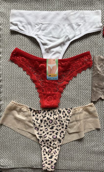 Трусики Стрінги бікіні танги труси XS/S жіночі мереживо бразиліани топ