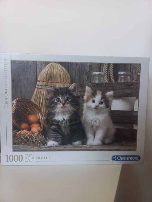 Puzzle 1000 elementów clementoni koty