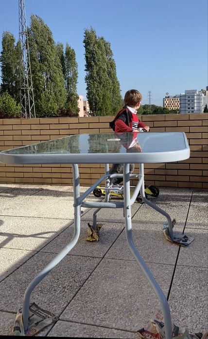 Mesa esplanada vidro