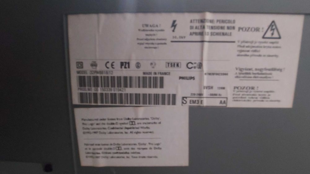 Televisão Philips Matchline 32” CRT – Modelo 32PW9818/12