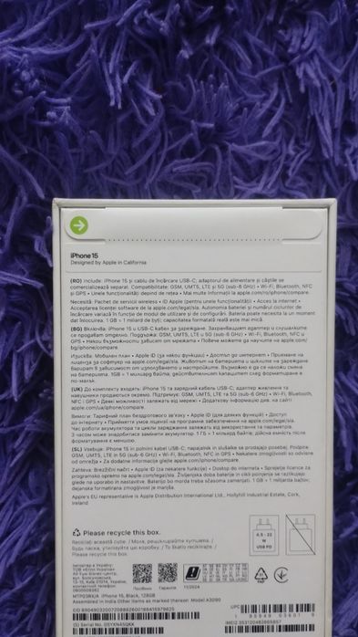 Новий Iphone 15 128 gb чорний