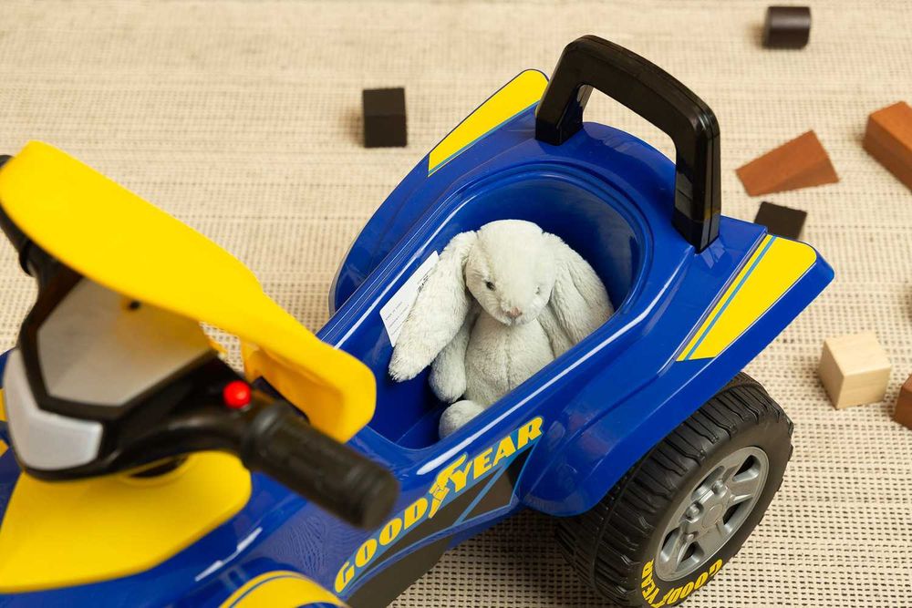 Quad Pchacz Auto autko dla dzieci dziecka Jeździk GOODYEAR