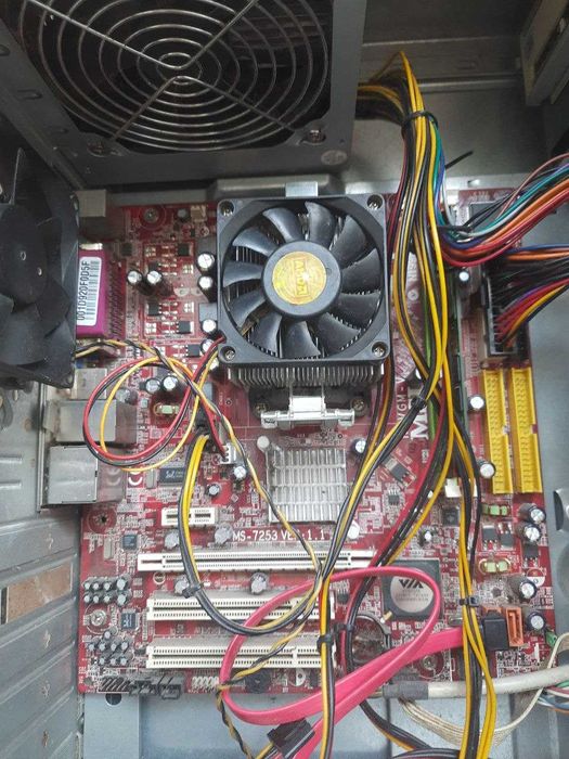 Системный блок MSI K9VGM-V + AMD Athlon 64 X2